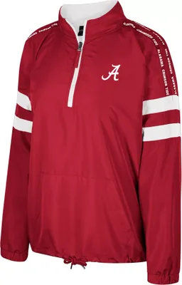 Colosseum Women's Alabama Crimson Tide Make a Statement 1/4 Zip Pullover