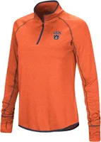 Colosseum Women's Auburn Tigers Orange 1/4 Zip Pullover