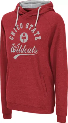 Colosseum Women's Chico State Wildcats Cardinal Pullover Hoodie