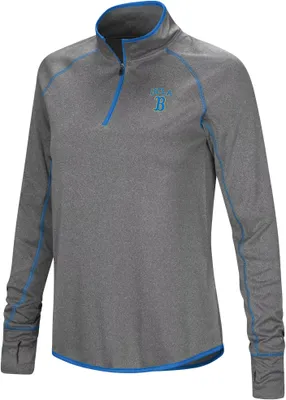 Colosseum Women's UCLA Bruins Heather Charcoal 1/4 Zip Pullover