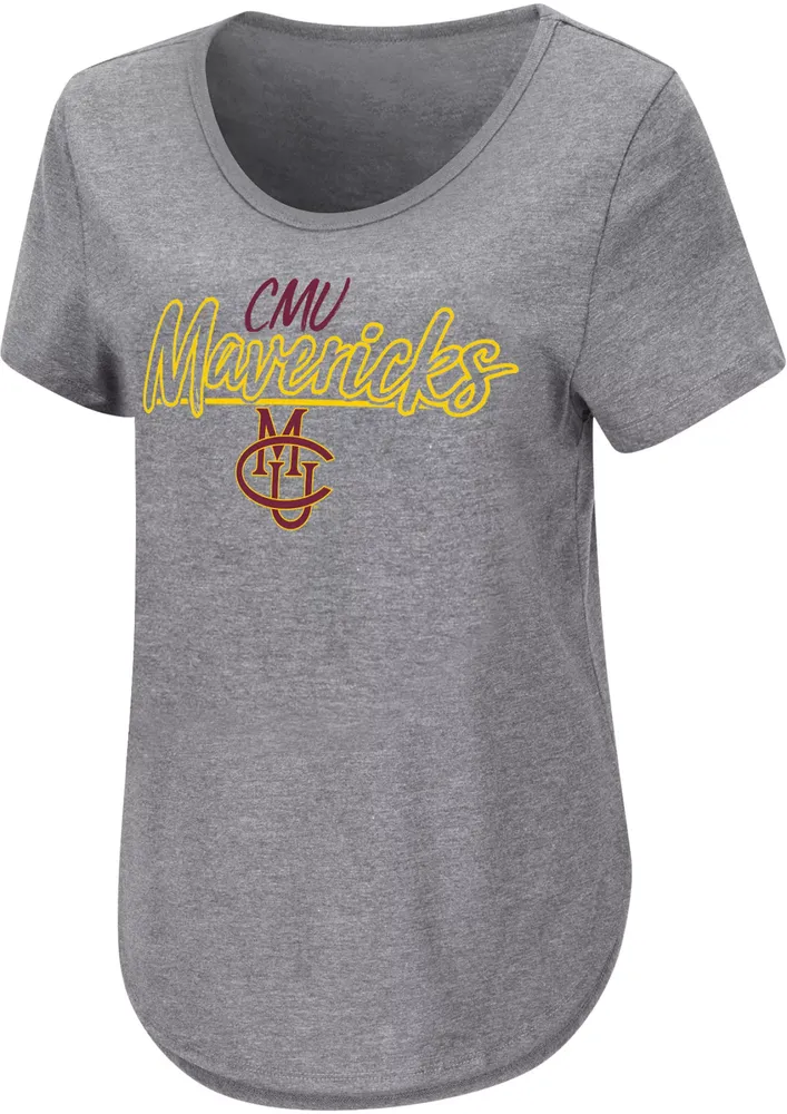 Colosseum Women's Colorado Mesa Mavericks Heather Grey Arc T-Shirt