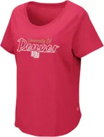 Colosseum Women's Denver Pioneers Crimson T-Shirt