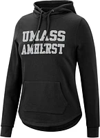 Colosseum Women's UMass Minutemen Black Pullover Hoodie