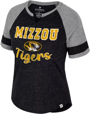 Colosseum Women's Missouri Tigers Black V-Notch T-Shirt