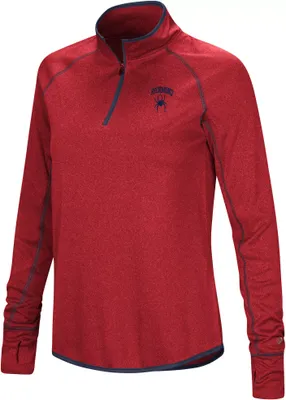 Colosseum Women's Richmond Spiders Red 1/4 Zip Pullover