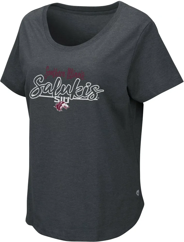 Colosseum Women's Southern Illinois  Salukis Black T-Shirt