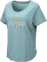 Colosseum Women's Siena Saints Green T-Shirt