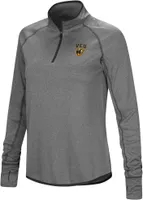 Colosseum Women's VCU Rams Heather Charcoal 1/4 Zip Pullover