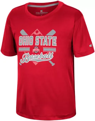 Colosseum Youth Ohio State Buckeyes Scarlet Duke T-Shirt