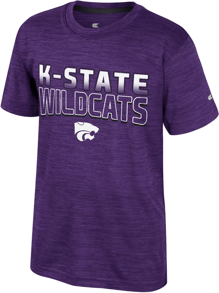 Colosseum Youth Kansas State Wildcats Purple Creative Control T-Shirt