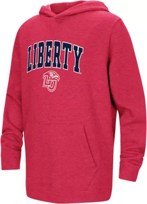 Colosseum Youth Liberty Flames Red Pullover Hoodie