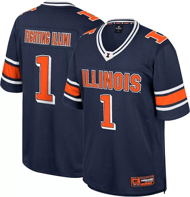 Colosseum Youth Illinois Fighting Illini Blue No Fate Football Jersey