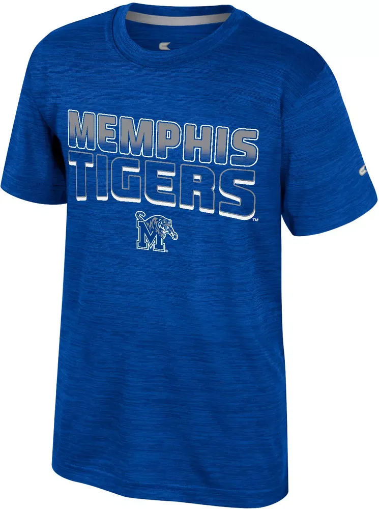 Colosseum Youth Memphis Tigers Blue Creative Control T-Shirt