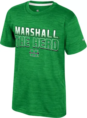 Colosseum Youth Marshall Thundering Herd Green Creative Control T-Shirt