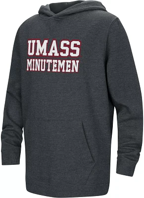 Colosseum Youth UMass Minutemen Black Pullover Hoodie