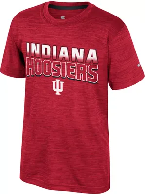 Colosseum Youth Indiana Hoosiers Crimson Creative Control T-Shirt