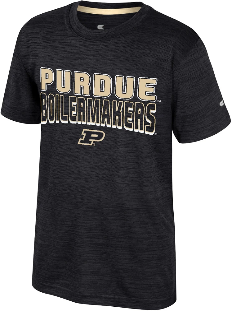 Colosseum Youth Purdue Boilermakers Black Creative Control T-Shirt