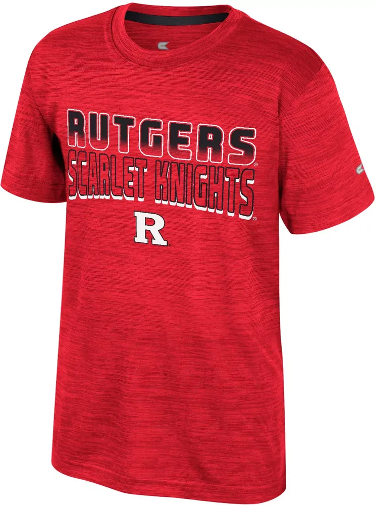 Colosseum Youth Rutgers Scarlet Knights Scarlet Creative Control T-Shirt