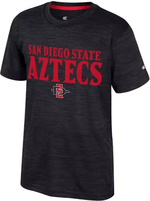 Colosseum Youth San Diego State Aztecs Black Creative Control T-Shirt