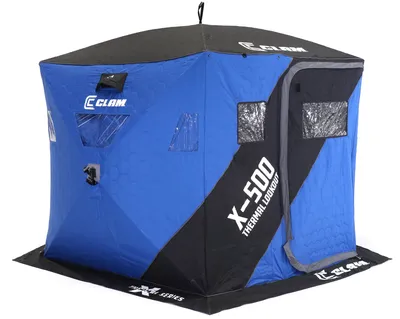Clam Outdoors X-500 Lookout Thermal Ice Fishing Shelter