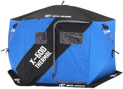Clam Outdoors X600 Thermal 6 Man Hub Shelter