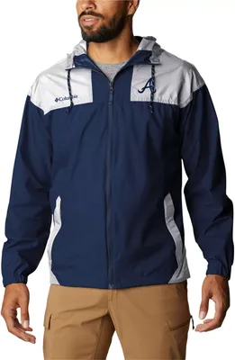 Columbia Men's Atlanta Braves Flash Challenger Windbreaker