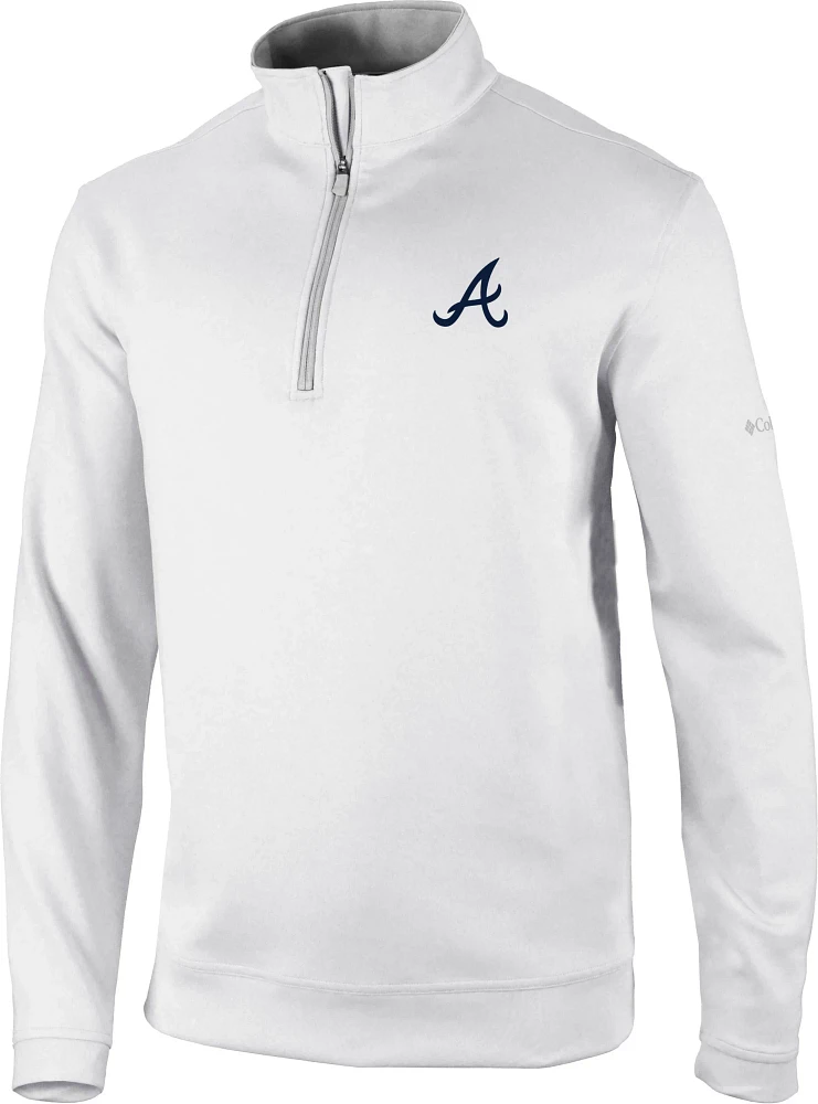 Columbia Men's Atlanta Braves Omni-Wick Wickhams Hills 1/2 Zip Pullover