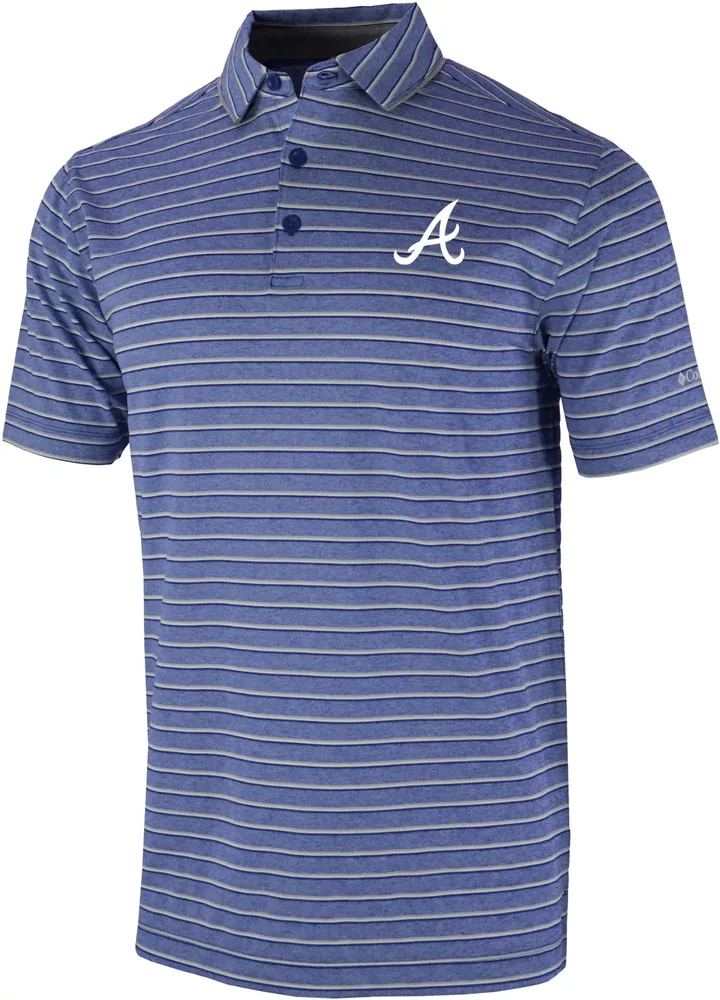 Columbia Men's Atlanta Braves Omni-Wick Post Round Polo