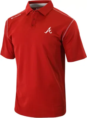 Columbia Men's Atlanta Braves Omni-Wick Shotgun Polo