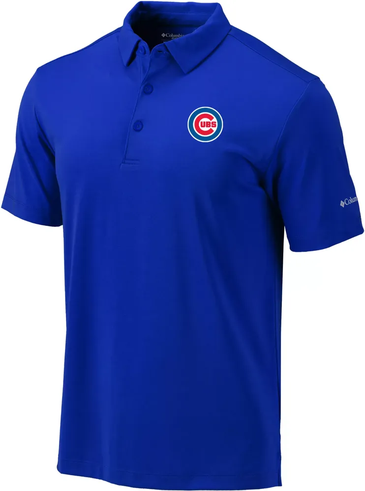 Columbia Men's Chicago Cubs Omni-Wick Drive Polo