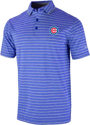 Columbia Men's Chicago Cubs Omni-Wick Post Round Polo