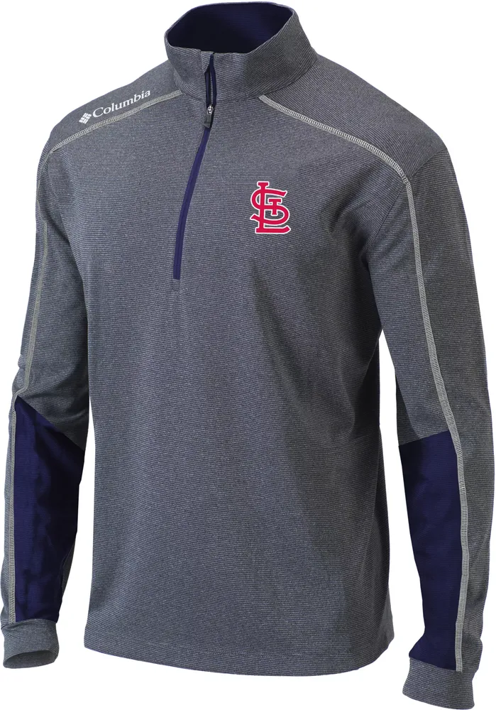 Columbia Men's St. Louis Cardinals Shotgun 1/4 Zip Pullover