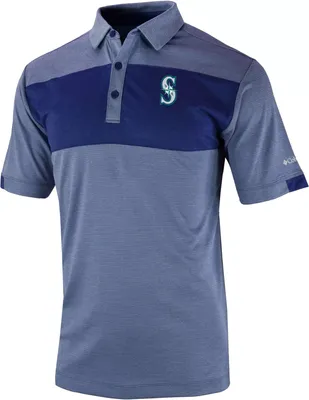 Columbia Men's Seattle Mariners Omni-Wick Total Control Polo