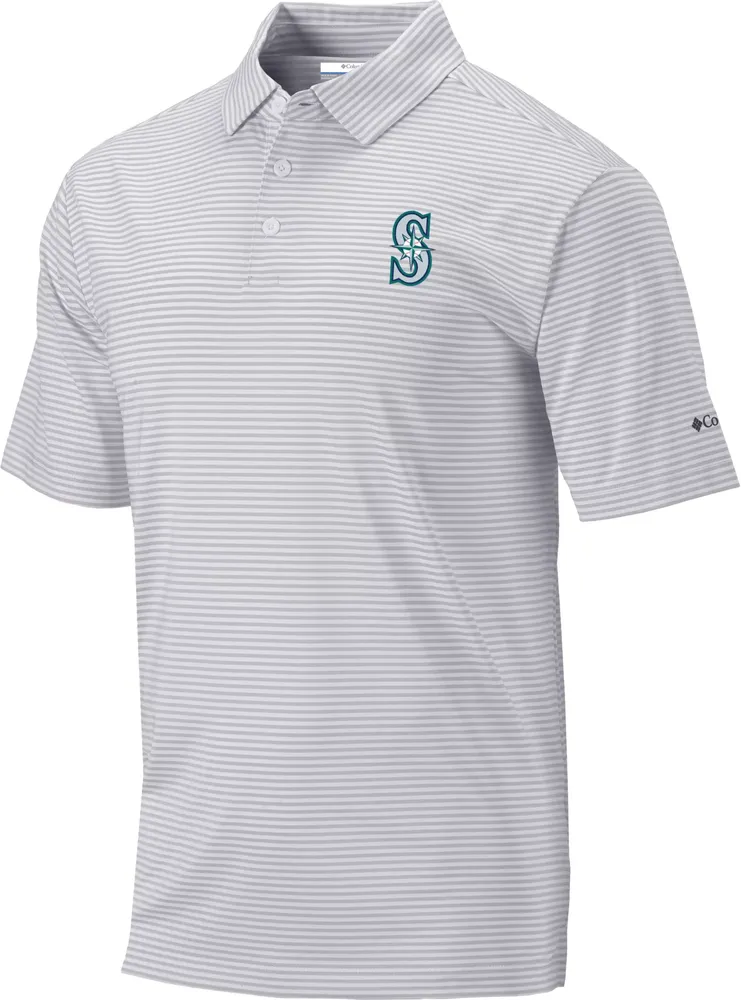 Columbia Men's Seattle Mariners Golf Club Invite Omni-Wick Polo