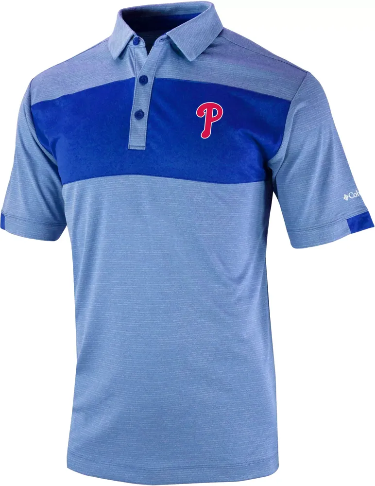 Columbia Men's Philadelphia Phillies Omni-Wick Total Control Polo