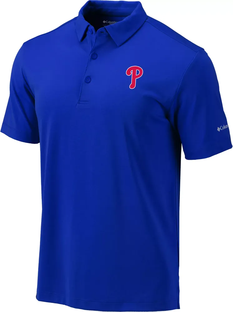 Columbia Men's Philadelphia Phillies Omni-Wick Drive Polo