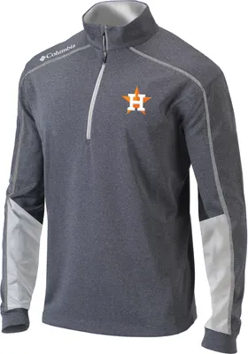 Columbia Men's Houston Astros Shotgun 1/4 Zip Pullover