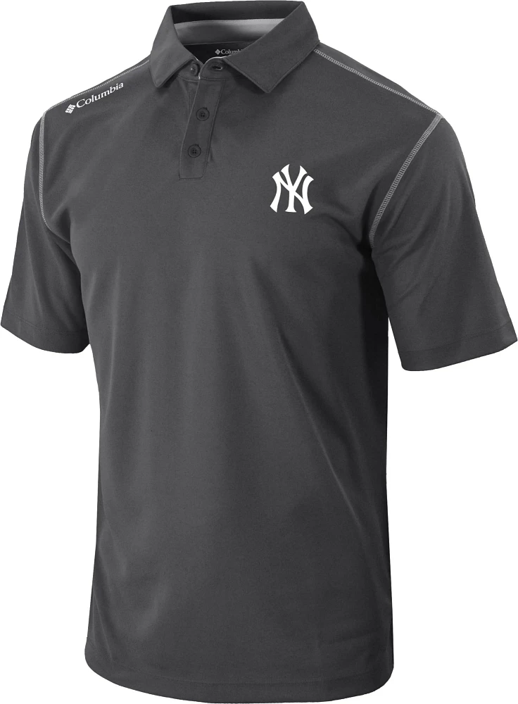 Columbia Men's New York Yankees Omni-Wick Shotgun Polo