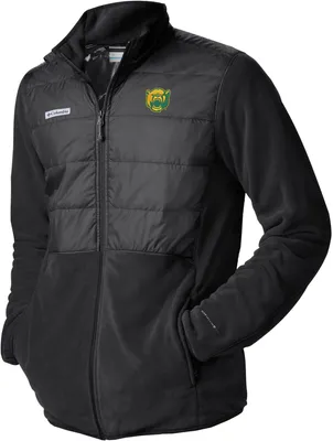 Columbia Men's Baylor Bears Black Basin Butte Full Zip Jacket