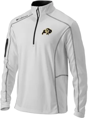 Columbia Men's Colorado Buffaloes White Shotgun 1/4 Zip