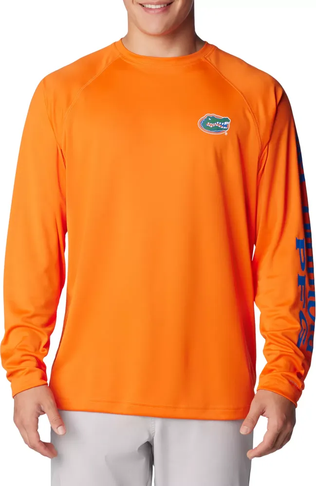 Columbia Men's Florida Gators Orange Terminal Tackle Long Sleeve T-Shirt