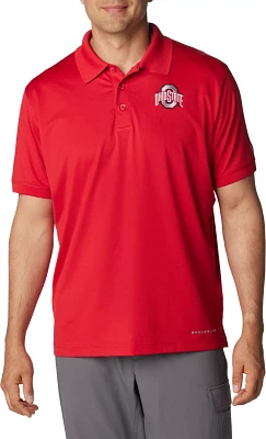 Columbia Men's Ohio State Buckeyes Scarlet Tamiami Performance Polo