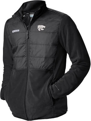 Columbia Men's Kansas State Wildcats Black Basin Butte Full Zip Jacket