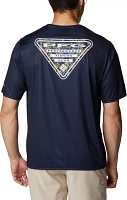 Columbia Men's Michigan Wolverines Blue Terminal Tackle T-Shirt