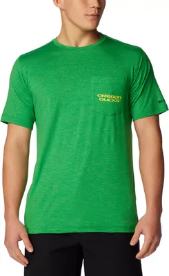 Columbia Men's Oregon Ducks Green Tech Trail T-Shirt