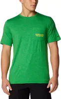 Columbia Men's Oregon Ducks Green Tech Trail T-Shirt