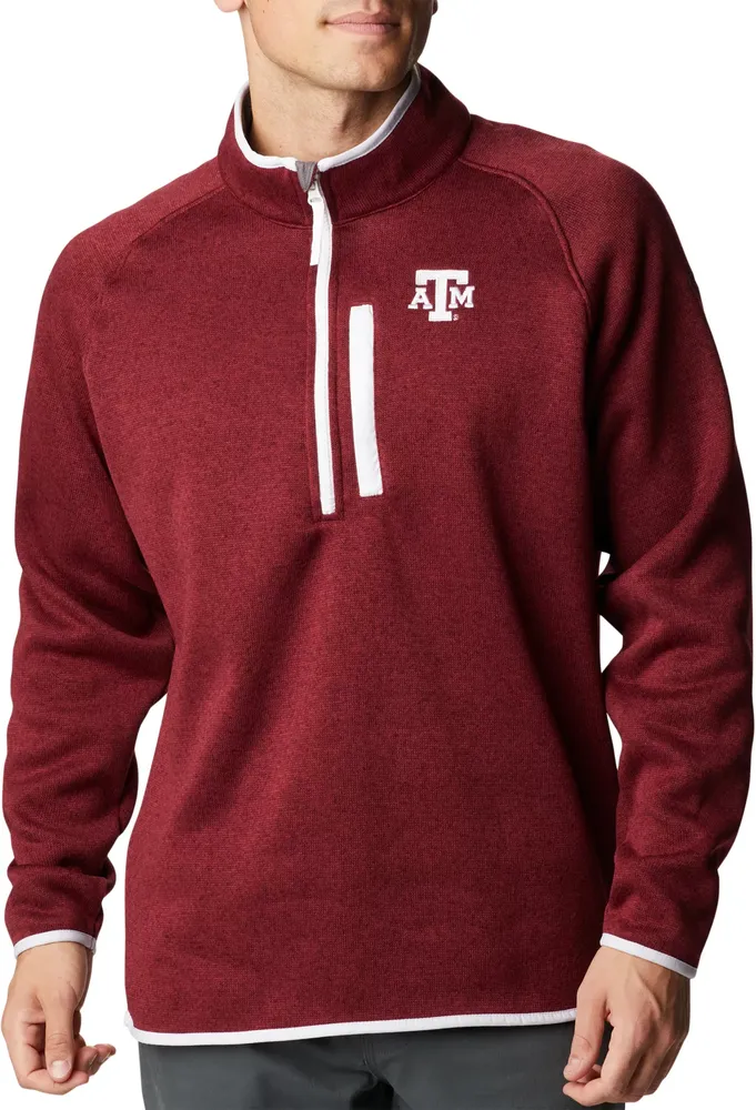 Columbia Men's Texas A&M Aggies Maroon Canyon Point 1/2 Zip Pullover Fleece Jacket