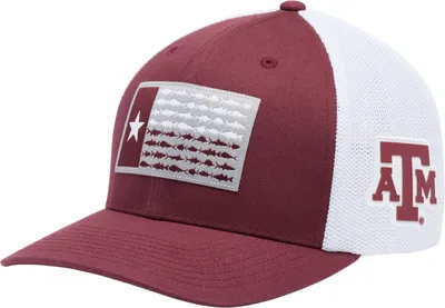 Columbia Men's Texas A&M Aggies Maroon Lone Star Flag Fitted Hat