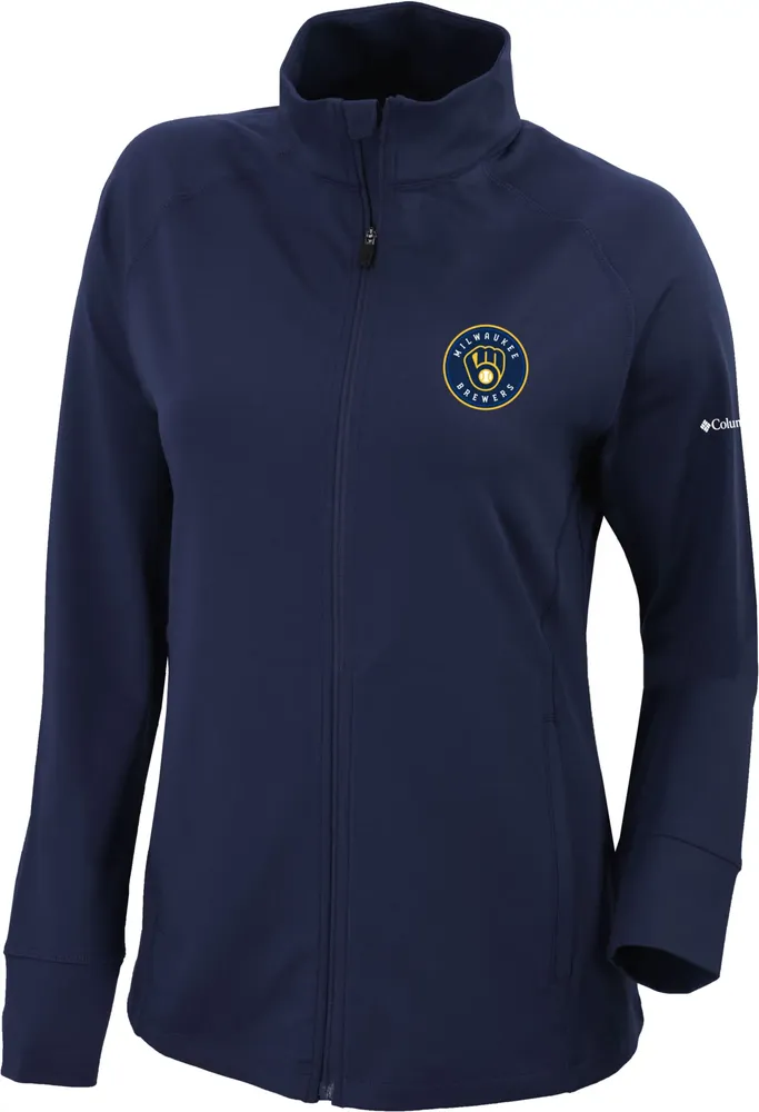 Columbia Women's Milwaukee Brewers Omni-Wick Greenkeeper Full-Zip Jacket