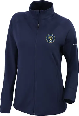 Columbia Women's Milwaukee Brewers Omni-Wick Greenkeeper Full-Zip Jacket